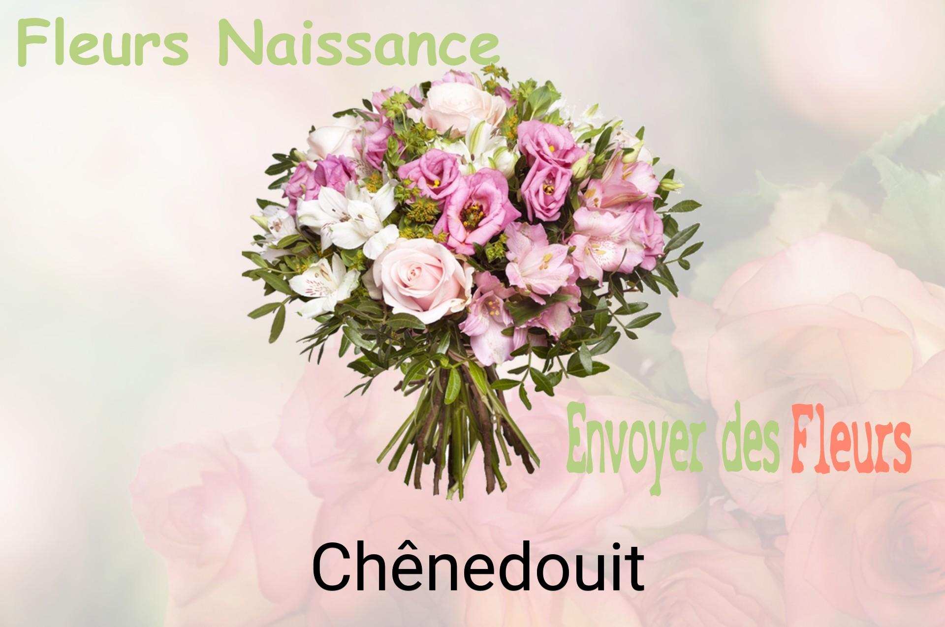 Bouquet de fleurs de naissance livré à Chênedouit
